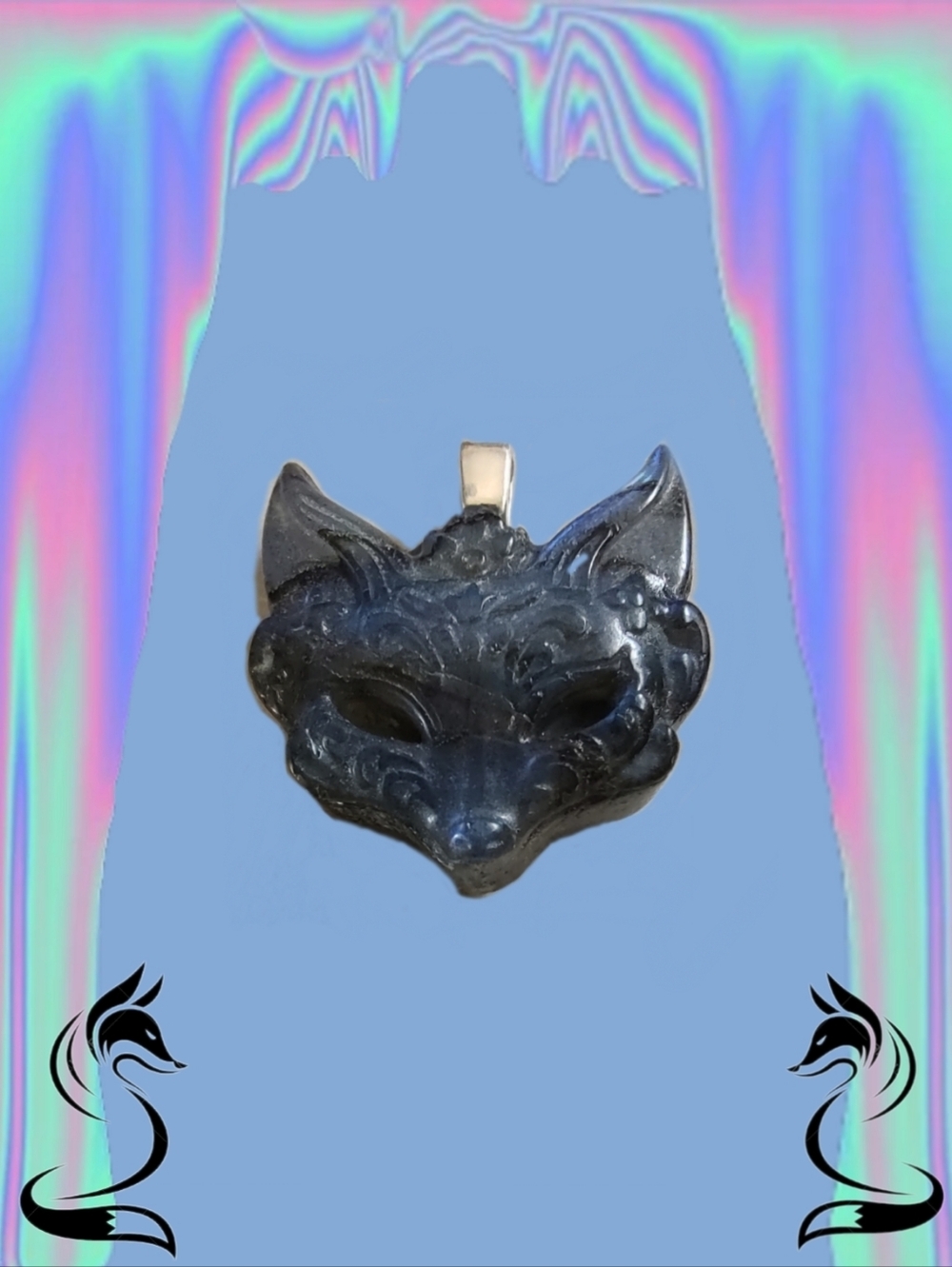 Fox Labradorite Pendant